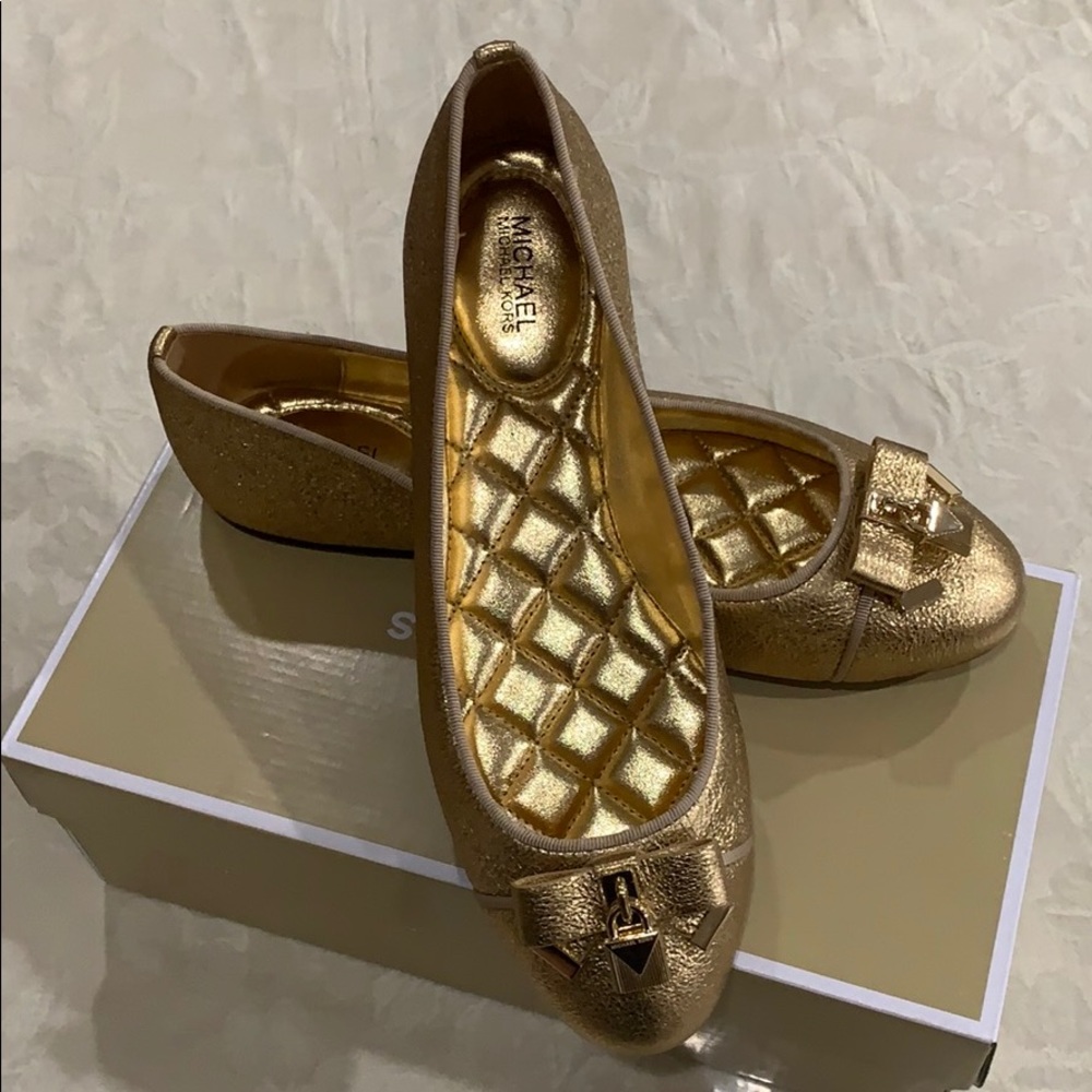 NWT Last One Michael Kors Alice Ballet Flats - Picture 5 of 8